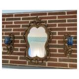 Mirror with Candle Sconces