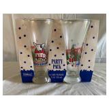 1987 Anheuser-Bush Spuds MacKenzie Glasses