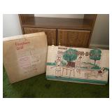 Fireplace Grill & 5pc Barb-B-Q Set Vintage