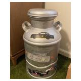 Milk Jug- Hand-Painted Race Cars