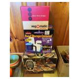 Vintage Food Server/Storage & VegOMatic Slicer