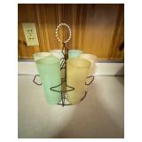 Tupperware Cups & Caddy