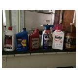 Motor Oil, Lighter Fluid, WD40 etc