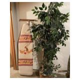 Tree W/Lights & Chicken Covered Ironing Board