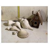 Sea Shells & Cottage Bird House