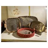 Tin Bottom Basket Lot