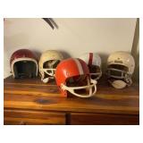 Vintage Footbal Helmets