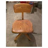Wood Rolling Office CHair