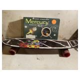 Fireworks & Vintage Skateboard