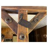 Metal for display off Machinery & Wheat Scale