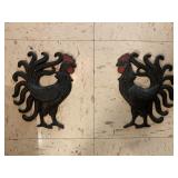 Cast Iron Rooster Decor