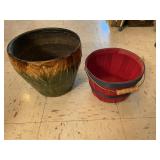 USA Planter & Apple Basket