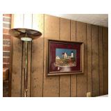 Lamp & Framed Picture