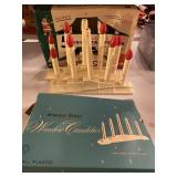 Cresent & Ever-Lite 5 Light Window Chandeliers