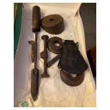 Antique Soldering Iron, RR Spike & More