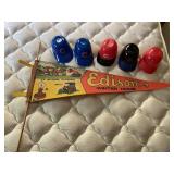 MLB Mini Hard Hats & Banner