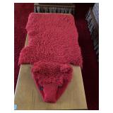 Red Bear Rug & Pillows