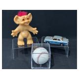 Troll Doll, Corgi Rolls Royce Die Cast, Baseball