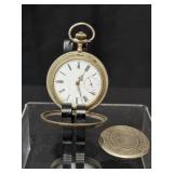 Antique Sterling Silver Pocket Watch