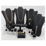 Vintage Gold Tone Jewelry Necklaces, Rings & More