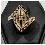 10 Kt Gold Southern High School Class Ring,4.26G