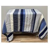Woolrich Blue & White All Season Cotton Bed Spread
