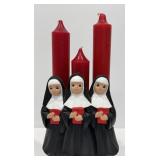 1970s Singing Nuns Candle Holder