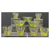Vintage Uranium Glasses & Bowls
