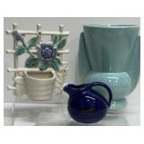 Vintage Art Pottery Wall Pocket, Vase & More