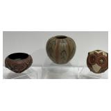 Hand Thrown Signed Studio Art Pottery Pieces