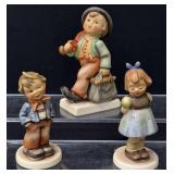 Hummel Figurines, Merry Wander, Scamp, Two Hands