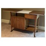 Mid Century Modern Drexel?Serving Rolling Bar Cart