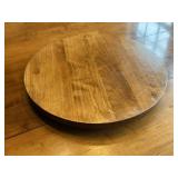 Custom Made Signed Solid Wood Lazy Susan