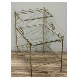 Hollywood Regency Style Brass & Glass Table