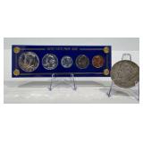 1922 Peace Dollar & 1964 Proof Coins