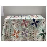 Handmade Four Pointed Star Quilt