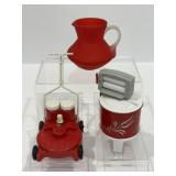 Vintage Salt & Pepper Push Mower Set & More