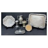 Silver Plate Serving Pieces, Stanley Hotel Pitcher