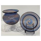 Barovier & Toso Murano Glass Mezza Filigrana Vases