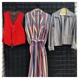 Vintage Hand Sewn Robe, Work Wear Jacket, Vest
