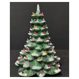 Lighted Ceramic Christmas Tree Top, No Base