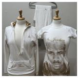 Vintage Air Jordan White Velour Track Suit NWT