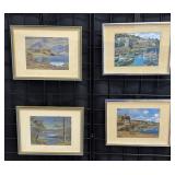 1950s Henri De Nac? Metal Foil Etching Prints