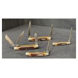 Vintage Schrade Old Timer Folding Pocket Knives