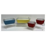 1950s Pyrex Primary Colors Refrigerator Dishes