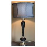 Mid Century Modernist Style Metal & Glass? Lamp