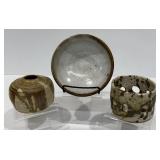 Hand Thrown Signed Studio Art Pottery Pieces