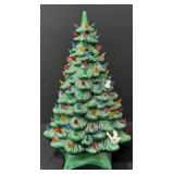 Vintage Lighted Ceramic Christmas Tree