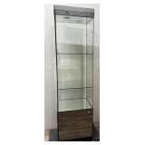 Used Locking Tower Display Case, Read