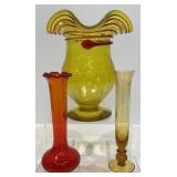 Vintage Hand Blown Blenko Vase, Bud Vase & More